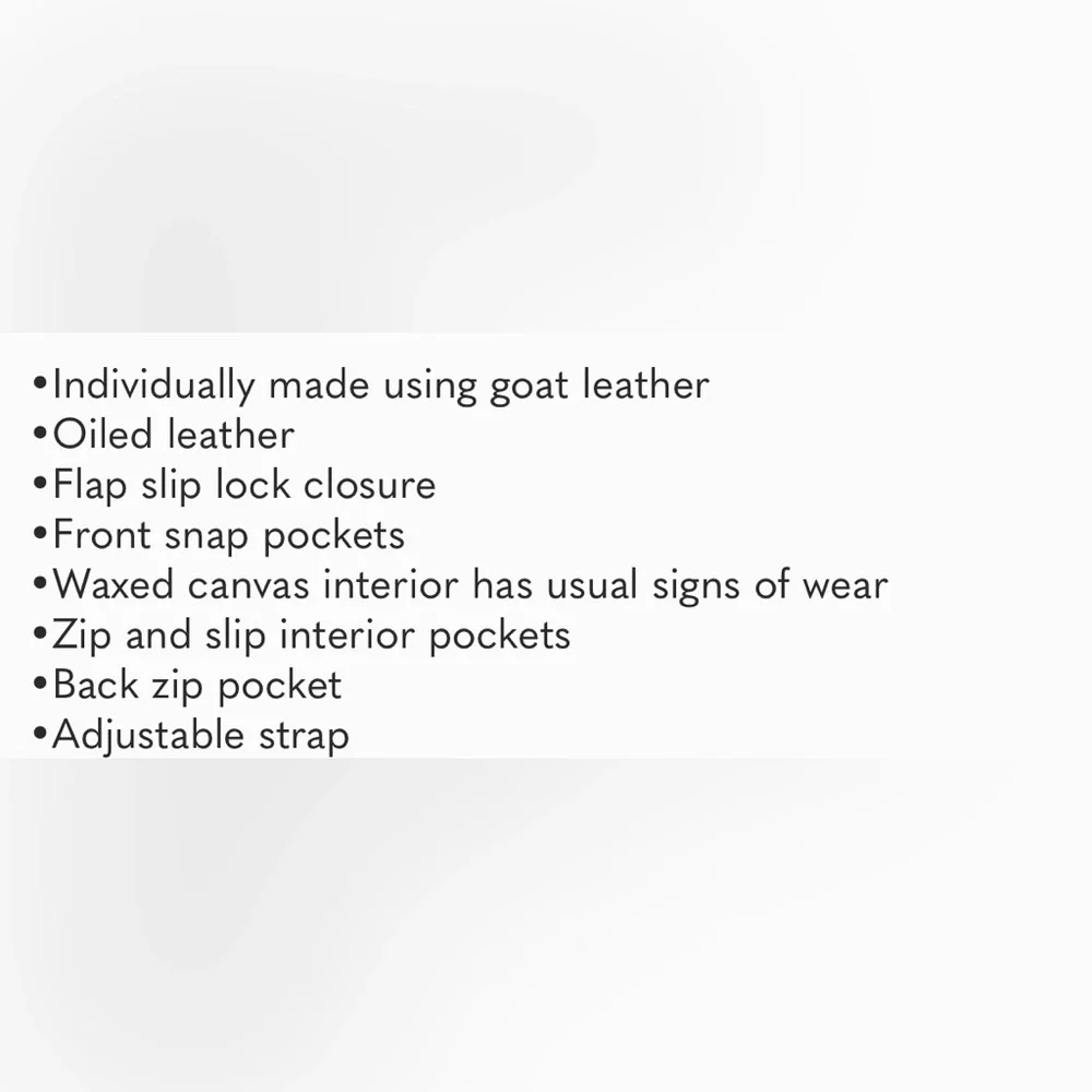 ⭐️Komal’s Passion Goat Leather Satchel/Messenger Bag Classic Brass Buckles⭐️